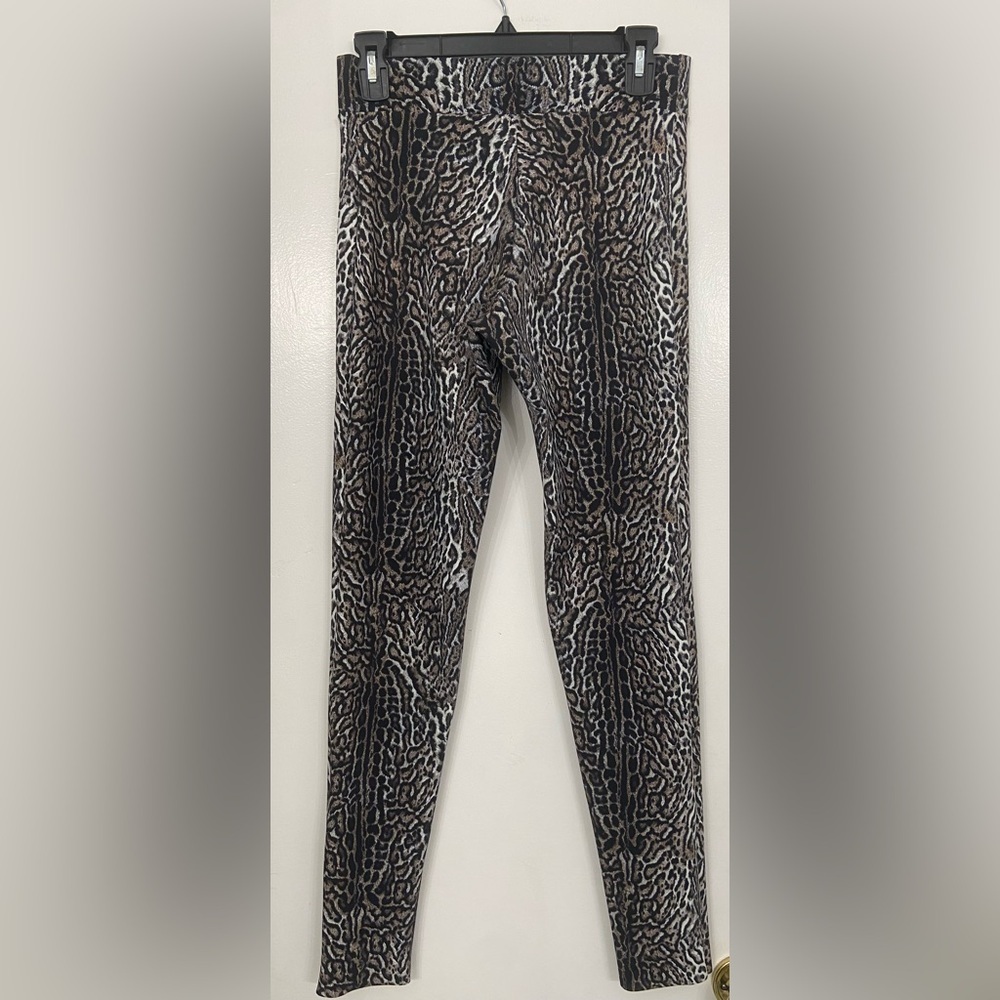Chiara Boni La Petite Robe Leopard Print Pant Brown & Black Pant Size US 6